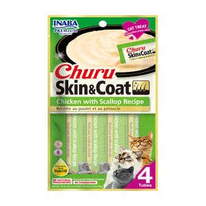 CHURU SKIN & COAT POLLO Y OSTRAS