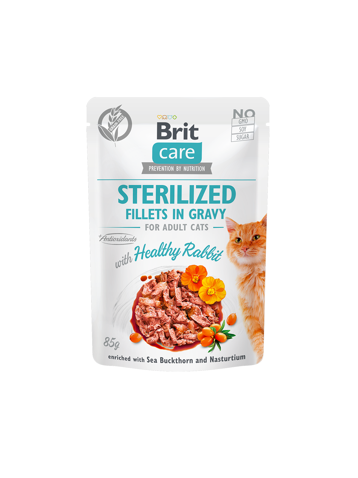 SACHET BRIT CARE FILLETS CONEJO SALUDABLE