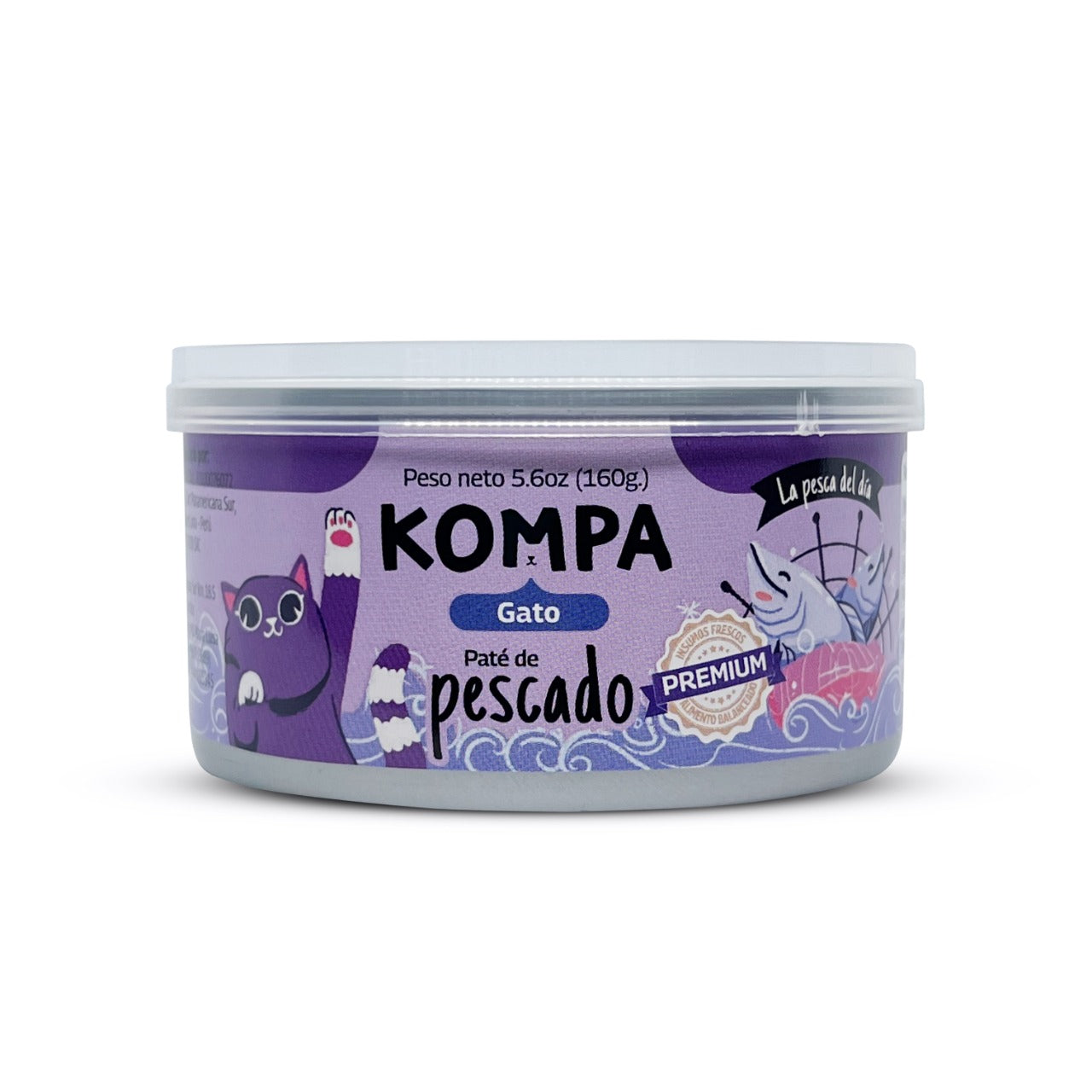 PATÉ PREMIUM DE PESCADO KOMPA