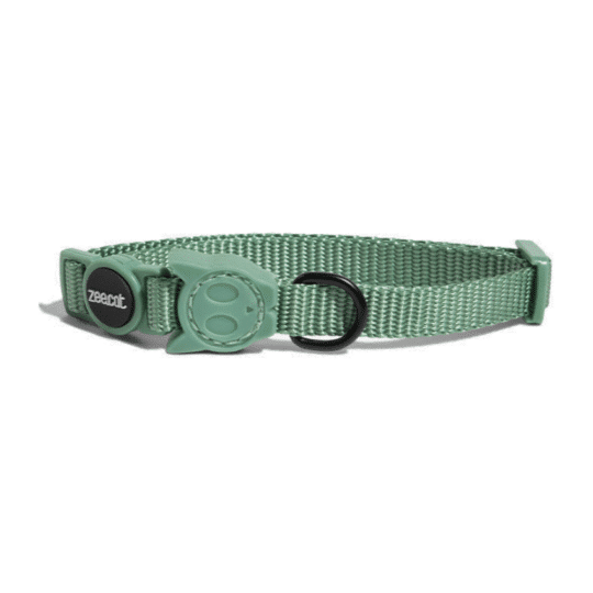 COLLAR ZEECAT SOLIDS ARMY GREEN