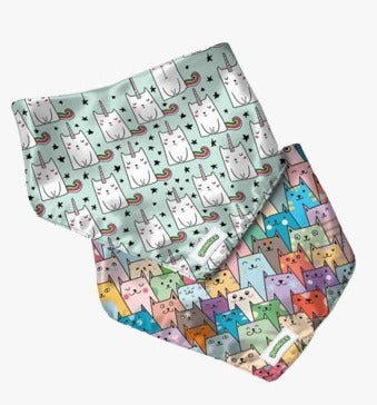 BANDANA PARA GATOS REVERSIBLE CATICORNIO