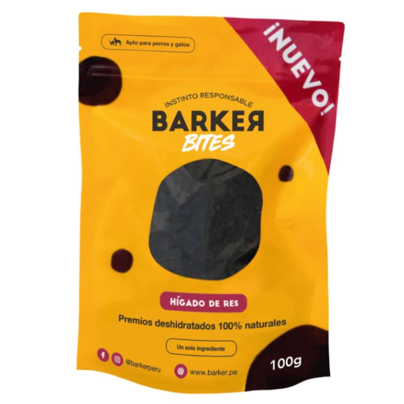 SNACK BARKER BITES - HIGADO DE RES