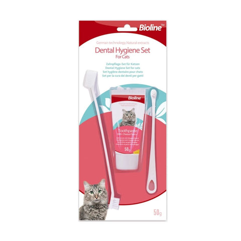 KIT PASTA DENTAL PARA GATOS BIOLINE