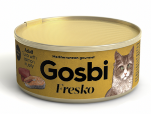 LATA GOSBI GATOS ADULTOS ATÚN Y SALMÓN