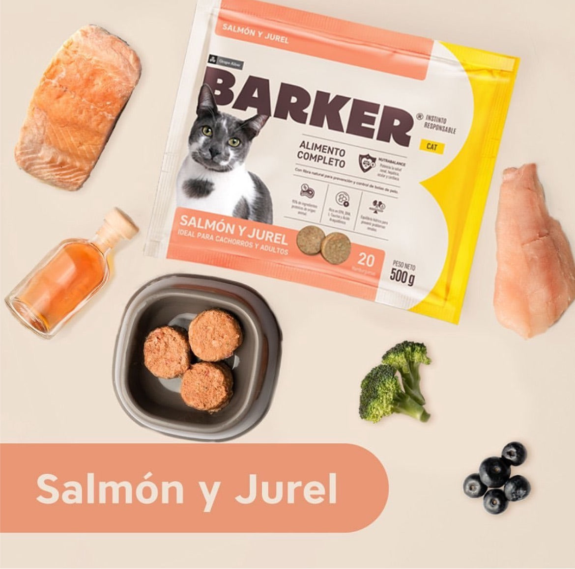 BARKER CAT SALMÓN Y JUREL