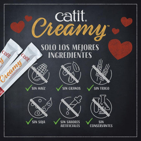 CATIT CREAMY SABOR POLLO Y CORDERO