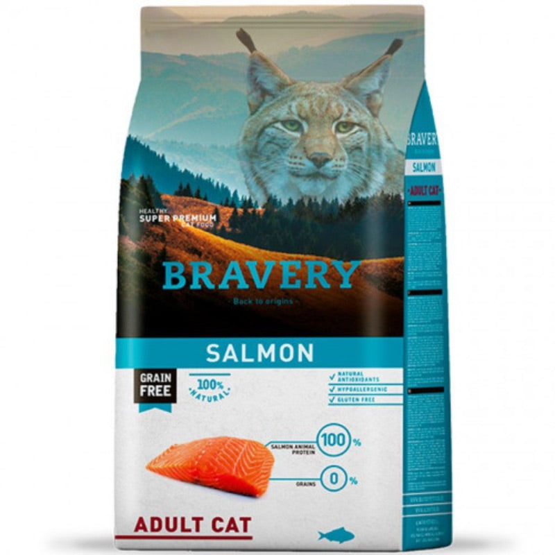 BRAVERY SALMÓN GATO ADULTO