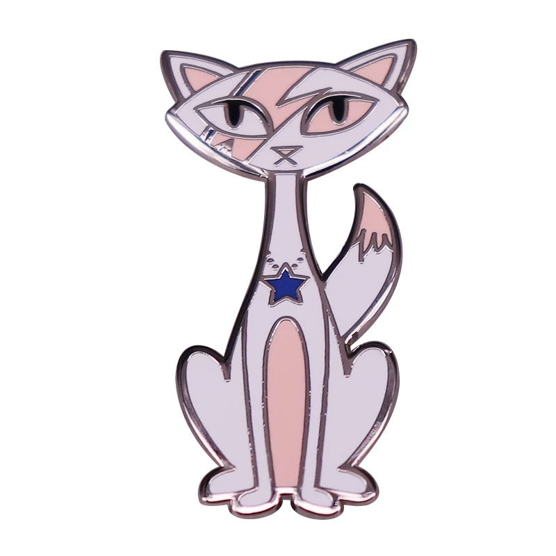 PIN GATO BLANCO/ROSADO