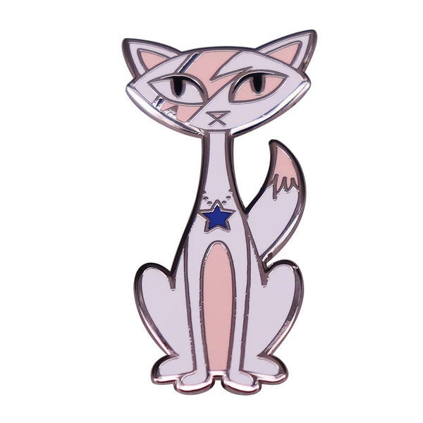 PIN GATO BLANCO/ROSADO