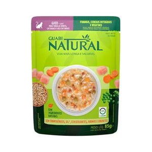 GUABI NATURAL SACHET GATO ADULTO CASTRADO POLLO, CEREALES INTEGRALES Y VEGETALES