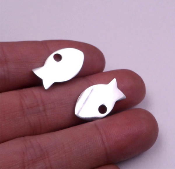 PLACA ACERO MINI FISH 2 CM