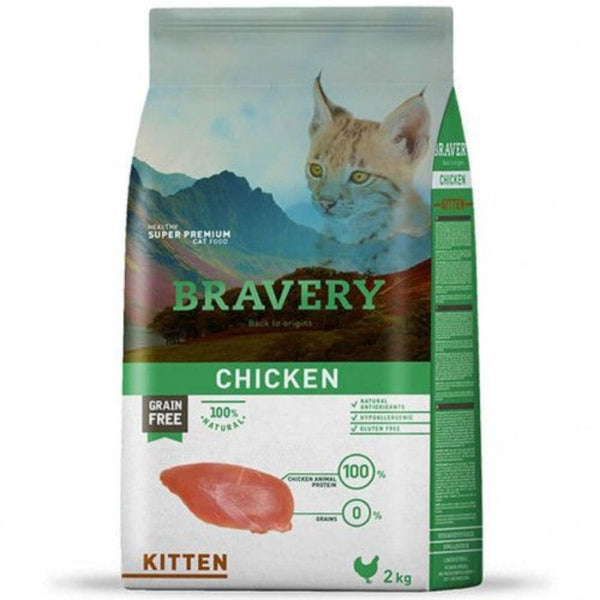 BRAVERY POLLO KITTEN 2 KG - GATITOS