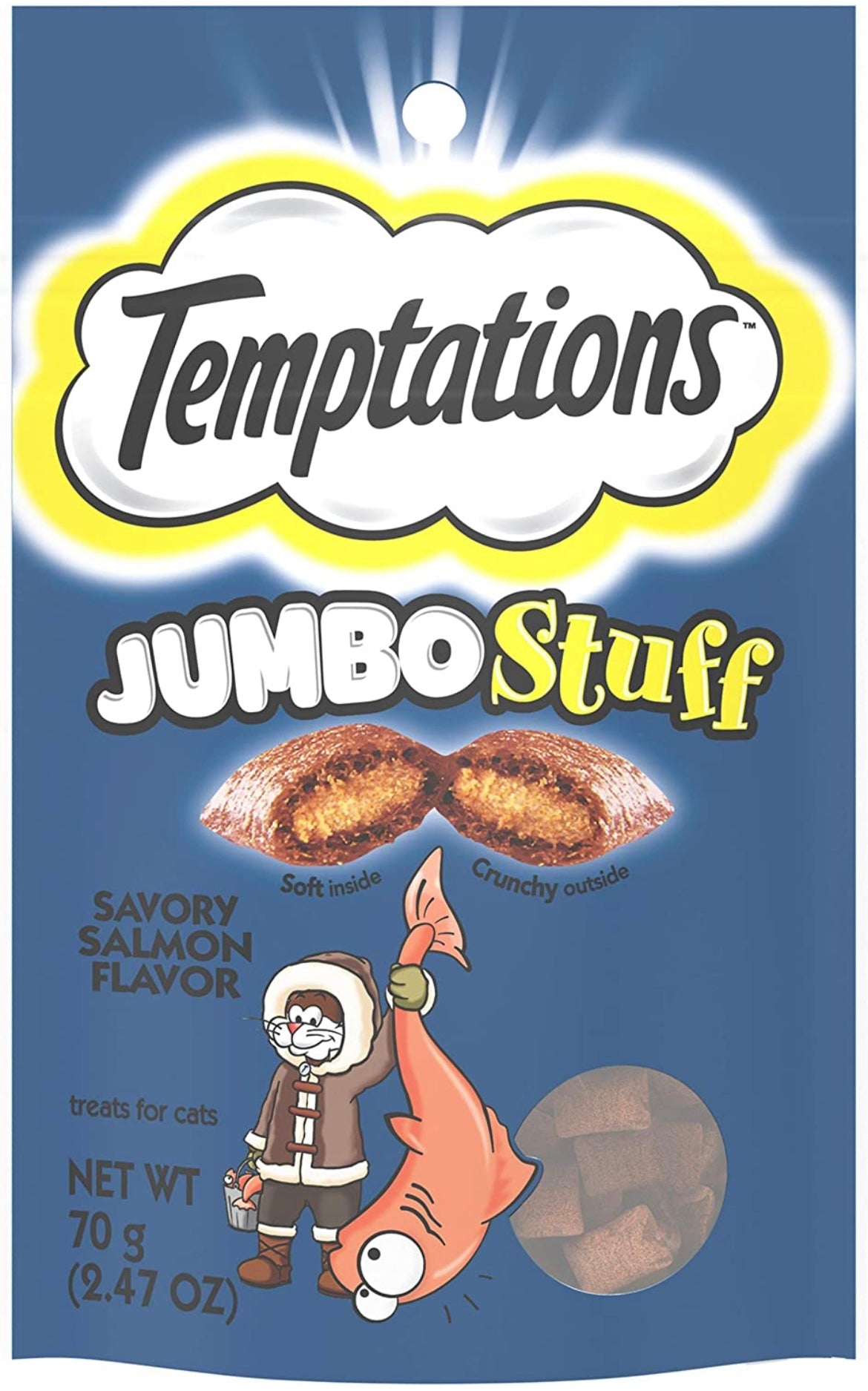 TEMPTATIONS JUMBO STUFF - SALMÓN