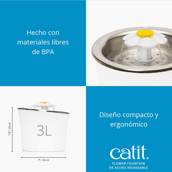 FUENTE CATIT ACERO INOXIDABLE