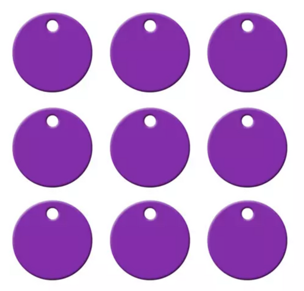 PLACA CIRCULAR 2 CM