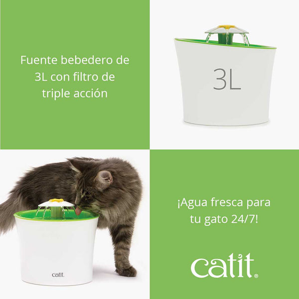 CATIT FUENTE FLOWER 3 L
