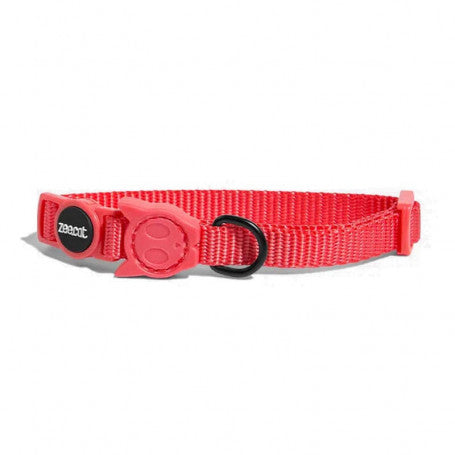 COLLAR ZEECAT SOLIDS NEON CORAL